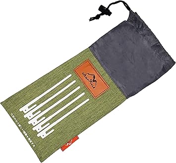Amazon キャンプスタイル Campstyle ペグ収納袋 ハンマー収納袋 多機能 大容量 収納ケース キャンプ アウトドア用 ドローコード付き cm緑色 Campstyle ペグ ステーク