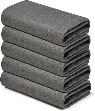 KTT Thickened Magic Cleaning Cloth, 12" x 16", 5 Pack | Reusable Microfiber Cleaning Cloth, Lint Free, For Home, Window, Mirror Glass and Cars