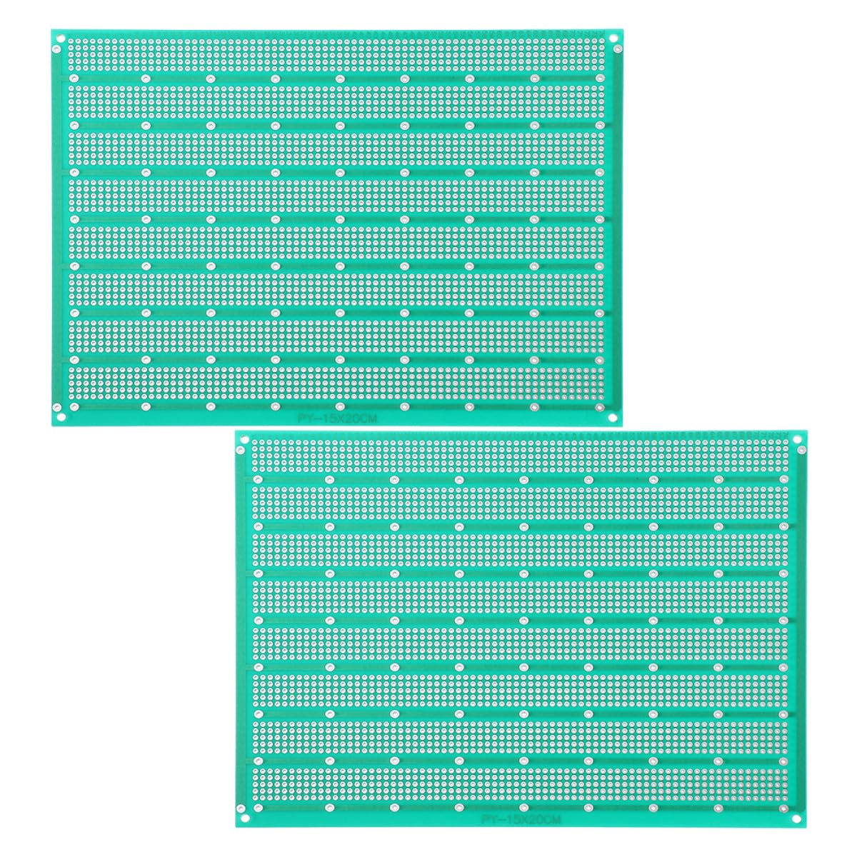 Placa PCB verde para evitar fallos en soldadura de prototipos electrónicos de un lado 8