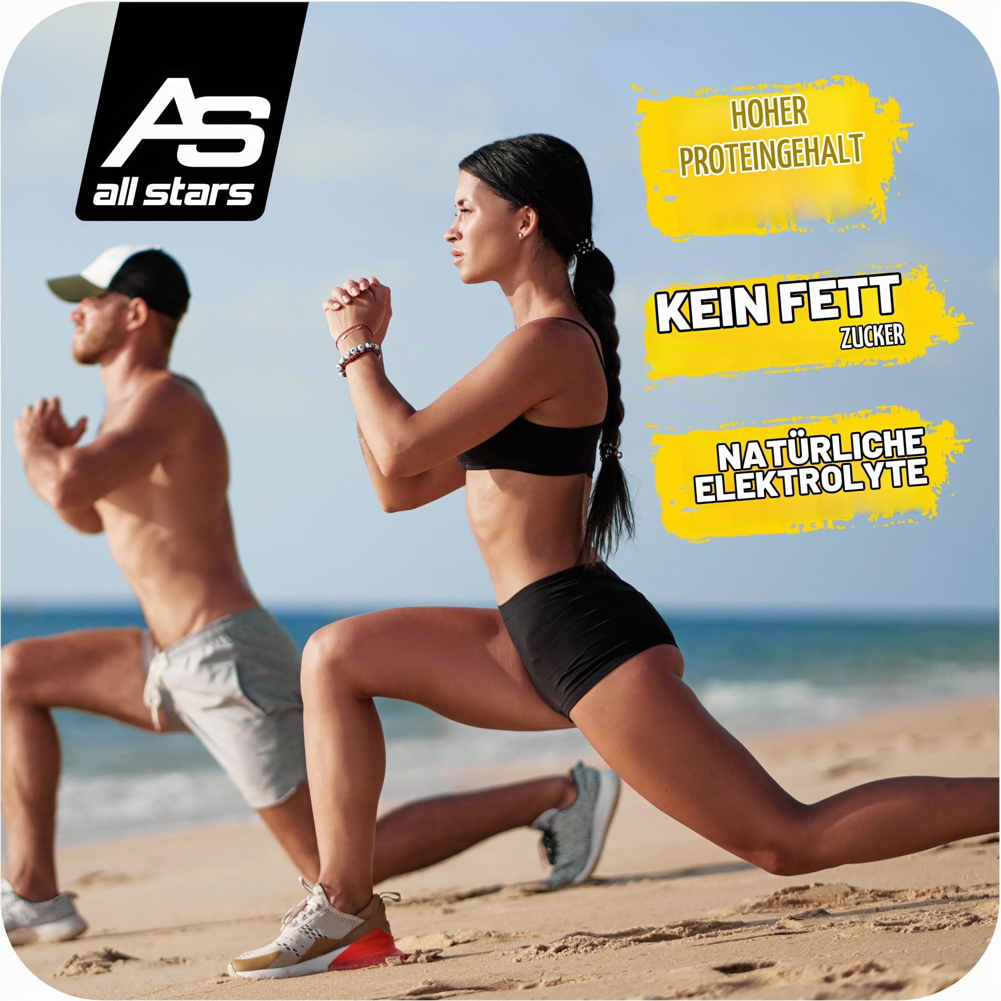 ALL STARS Clears Whey Isolate Protein Drink 12 x 500ml Tropical