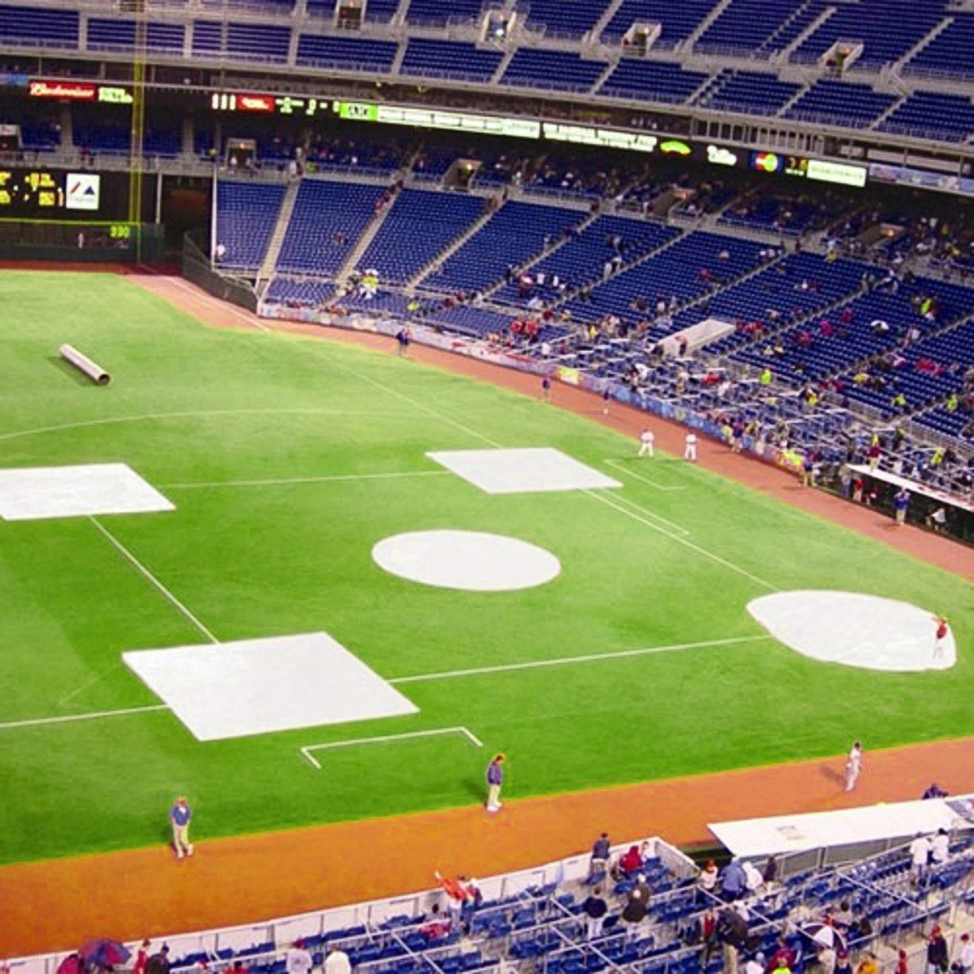 FORTRESS Baseball Field Tarp Bundle for Pitcher’s Mound, Home Plate, and Bases | Weatherproof & UV-Resistant Tarpaulin with Reinforced Edges –