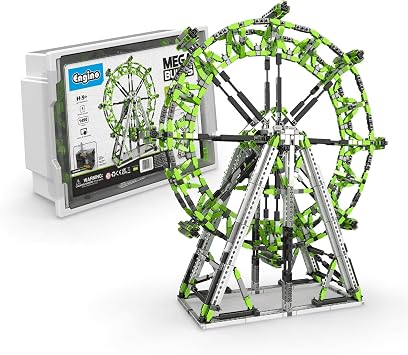 Engino MEGA Builds, London Eye, Building Toys for Kids 9+, Construction Set, STEM Project, Engineering Kit, STEM Toys, Powered by Motor, Gift for Boys & Girls