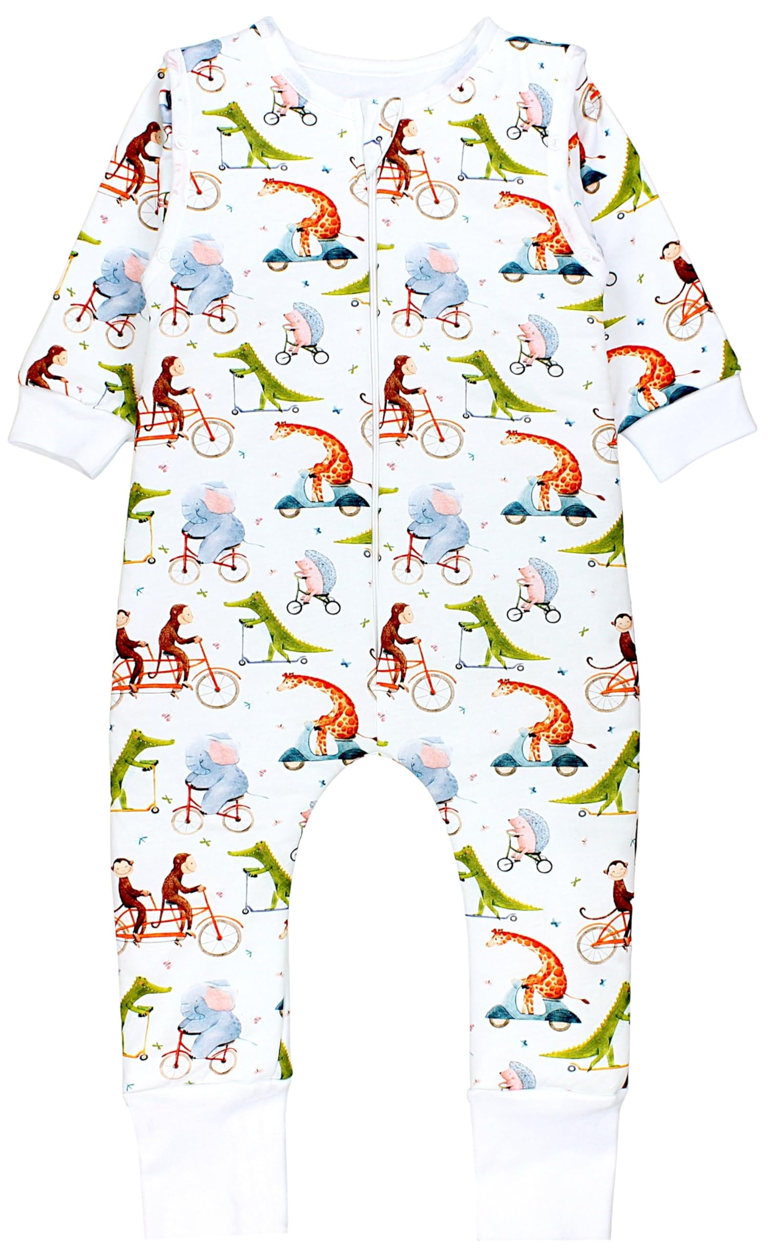 TupTam Saco de Dormir Bebé con Piernas – Saco de Dormir Niños 2.5 TOG Algodón Orgánico con Mangas Desmontables