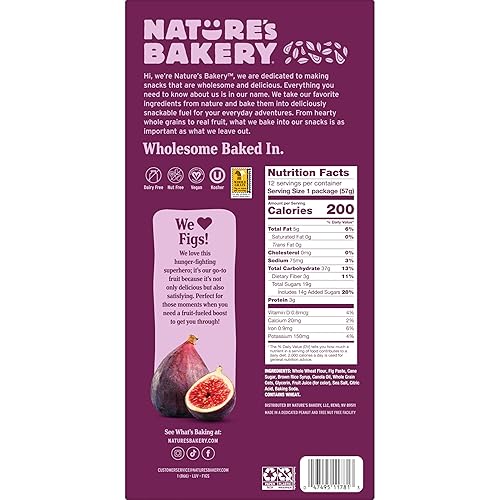 Miniatura 94 de Nature's Bakery Barra de higos, manzana y canela, 2 oz