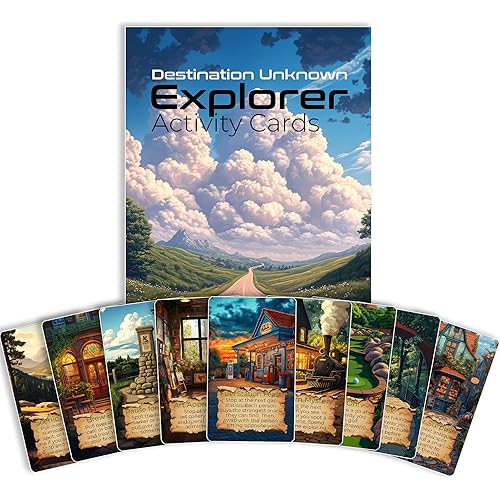 Destination Unknown: Explorer Activity Deck – The Ultimate Add-On Adventure Card Pack for Road Trips, Couples & Friends