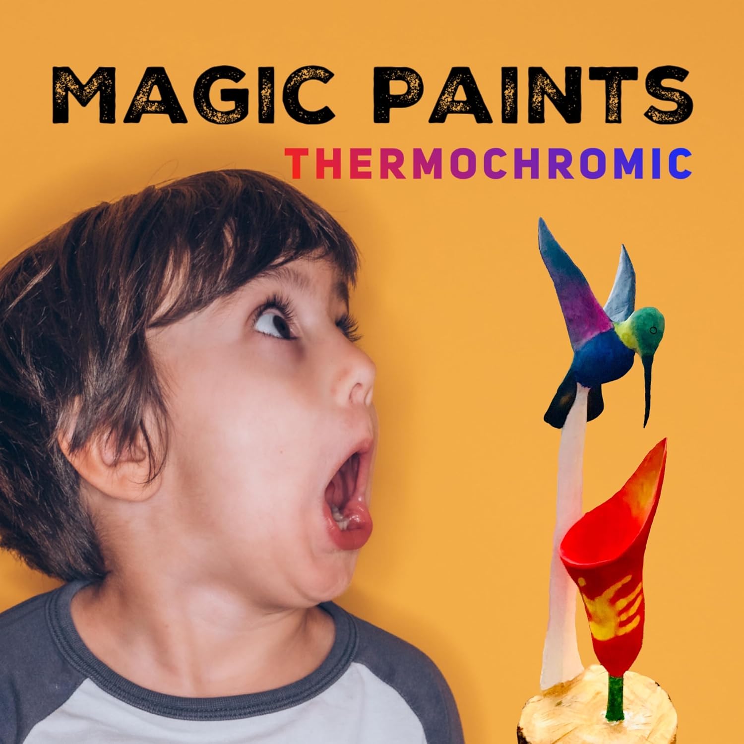 Black to Pink Magic Paint Color Changing by Body Heat Thermochromic Fabric Paint Temperature Reactive for DIY Color Changing T-Shirts Shoes Arts Crafts Science Experiments
