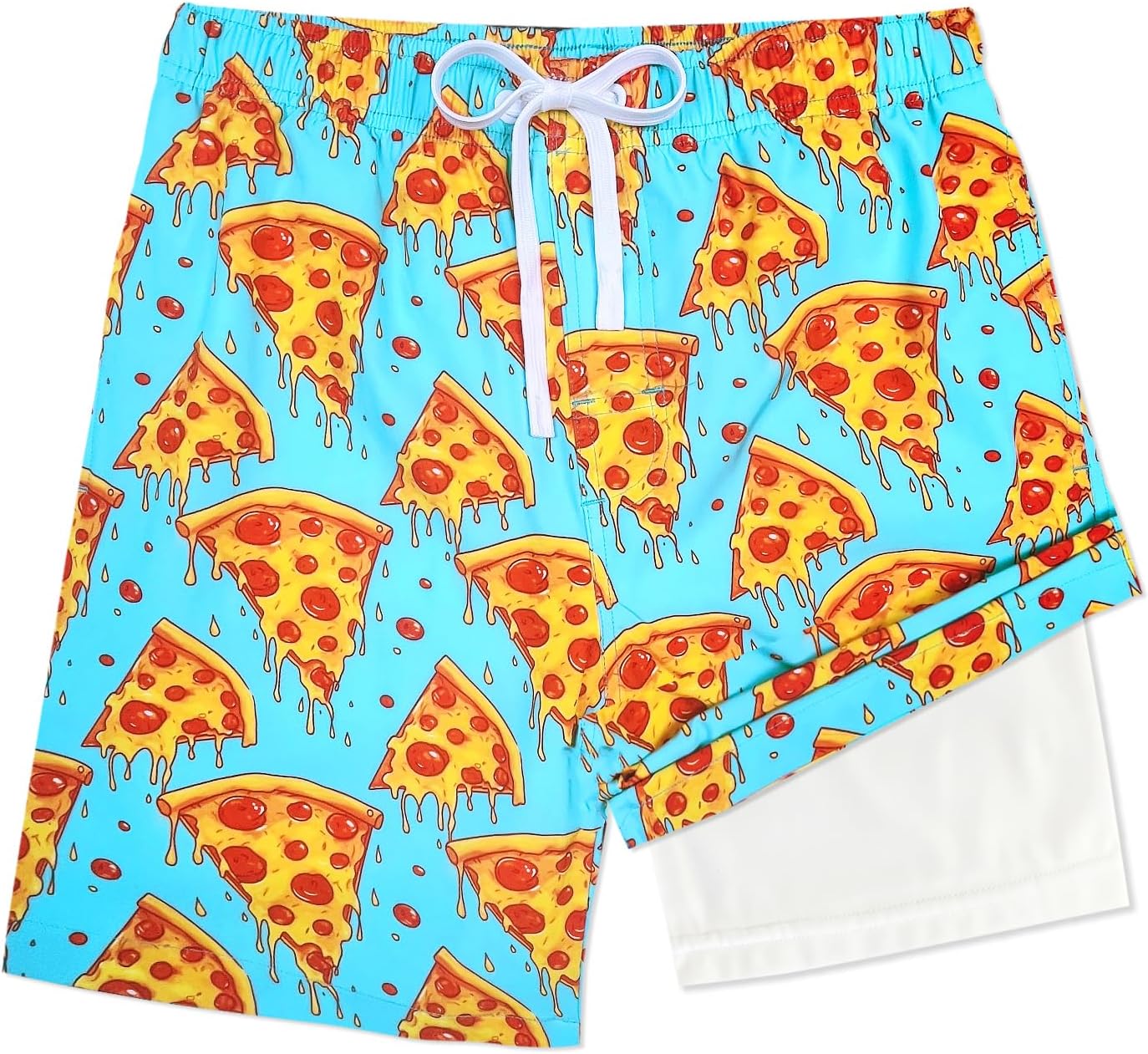 LUCOWEE Boys Swim Trunks Zipper Pockets Compression Liner Anti Chafe Swimsuit Bathing Beach Shorts Surf Quick Dry UPF 50+ - Image 3