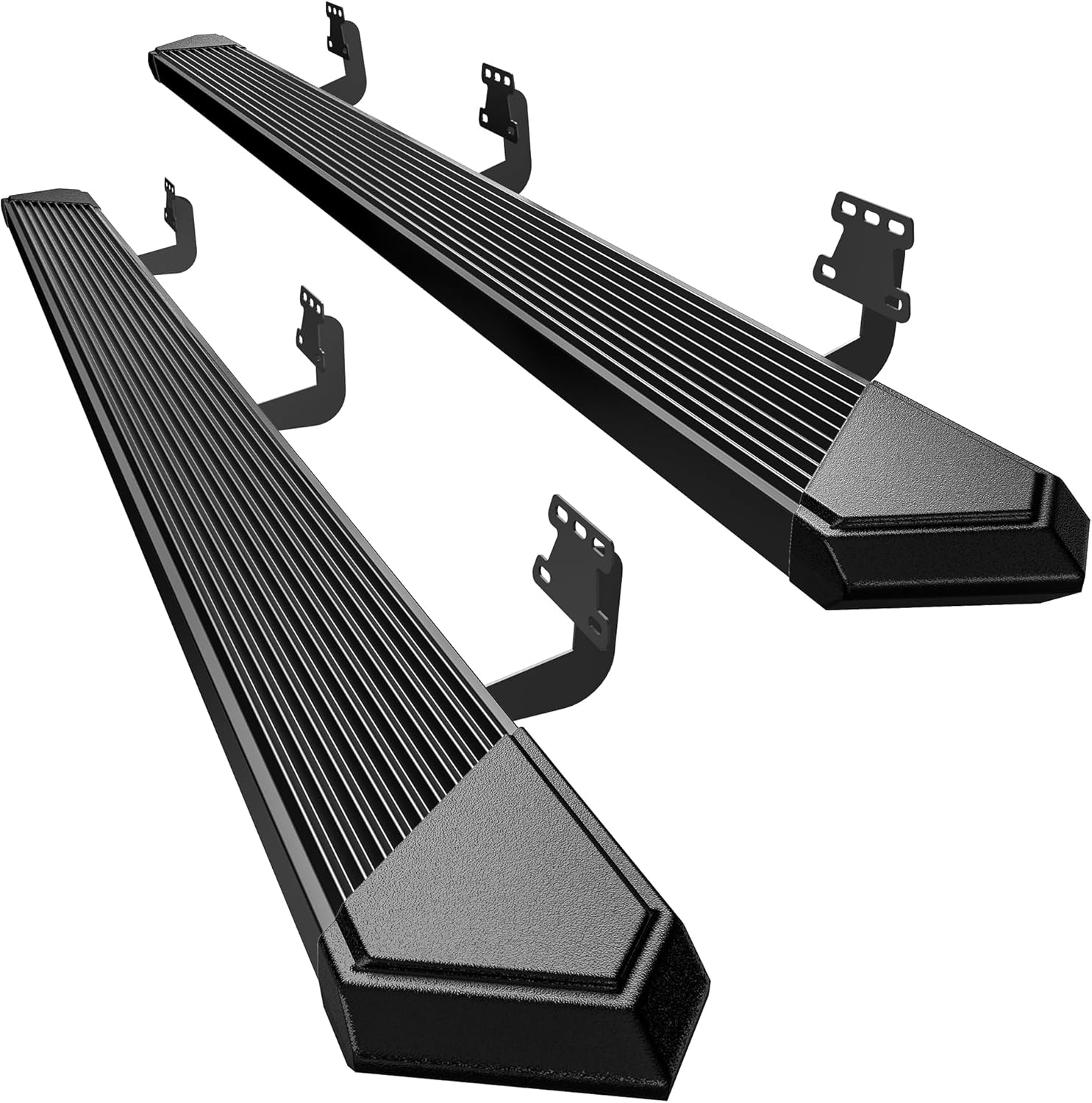 AUTOSAVER88 Running Boards Compatible with 2019-2026 RAM 1500 New Body Crew Cab, Side Step W/Pad Design, Black Steps Bars Nerf Bar Rails