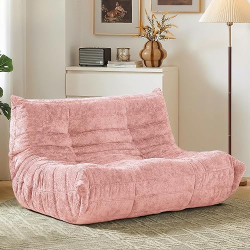 HABUTWAY Giant Bean Bag Chairs Loveseat for Adults,2 Seater,