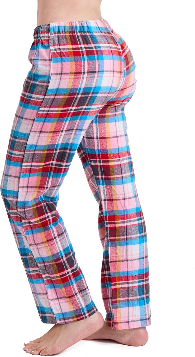 Active Club Cotton-Blend Flannel Pajama Pants for Women (Small - 2X sizes) - Image 4