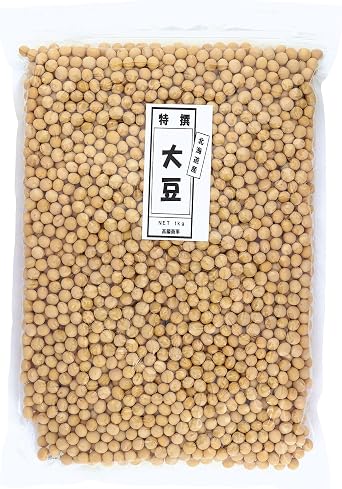 Daizuya Special Selection Soybeans 2kg 1kg 2 bags Hokkaido-grown Toyomasari 2025 Crop Convenient for storage with zipper Domestic Soybeans