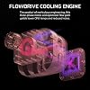CORSAIR iCUE Link Titan 240 RX LCD Liquid CPU Cooler – 240mm AIO – منخفض الضوضاء – FlowDrive Cooling Engine – Intel LGA 1851/1700، AMD AM5/AM4 – 2X RX120 RGB Fans – iCUE Link System Hub متضمن – أسود