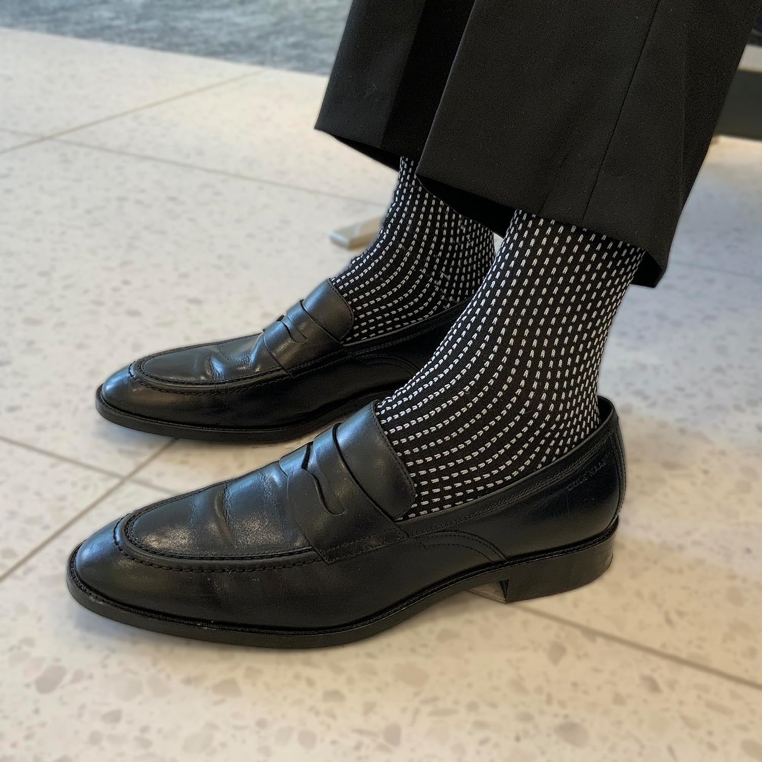 Kenneth Cole Mens Dress Socks Comfort Breathable Assorted Crew 4 Pair