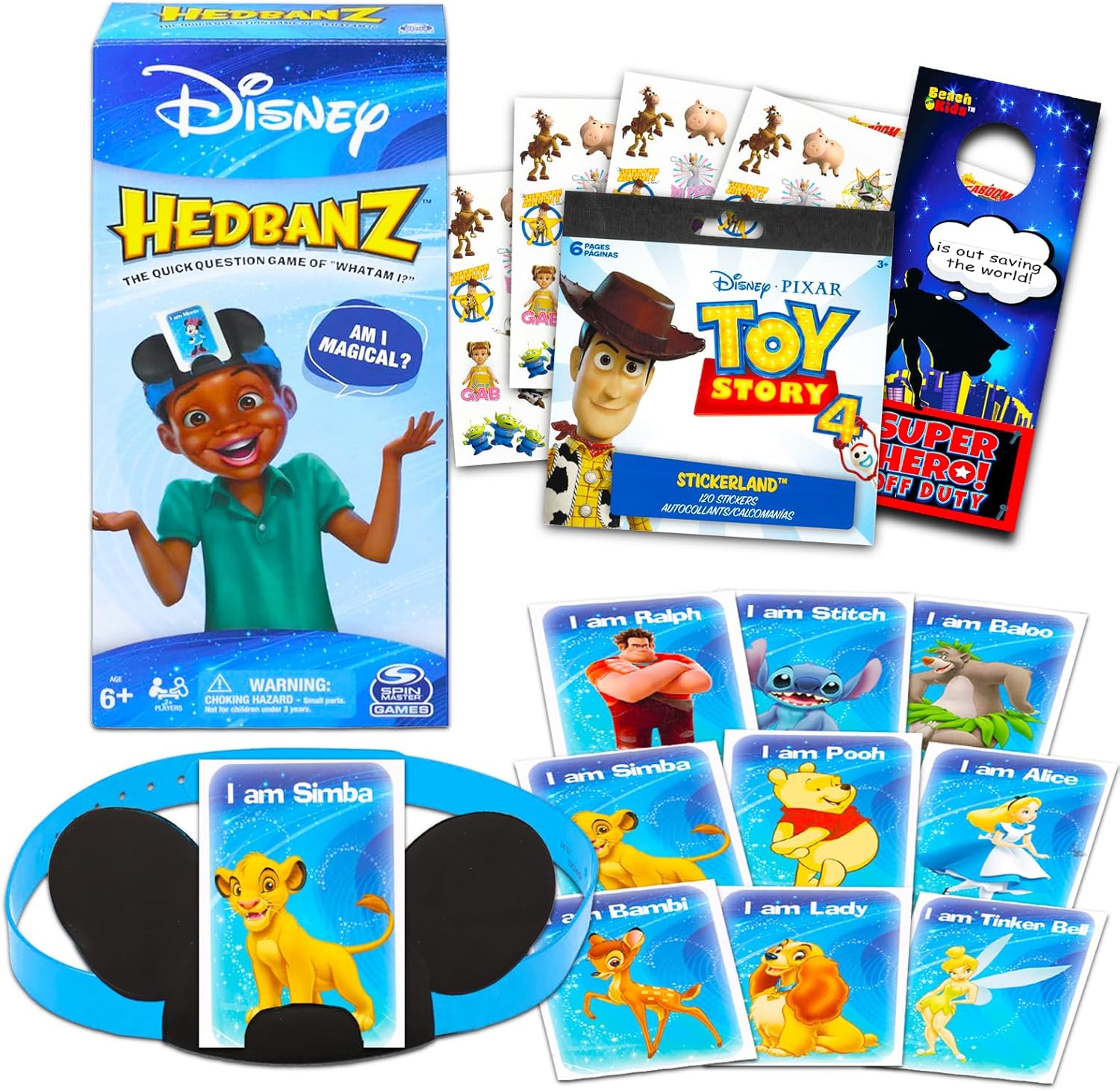 Classic Disney Disney Hedbanz GameDisney Gift Bundle with