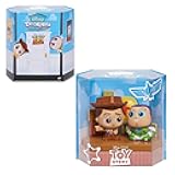 Just Play New Grand Entrance 3-inch Collectible Figures Buzz Lightyear and Woody, Officially Licensed Kids Toys for Ages 5 Up, Amazon Exclusive