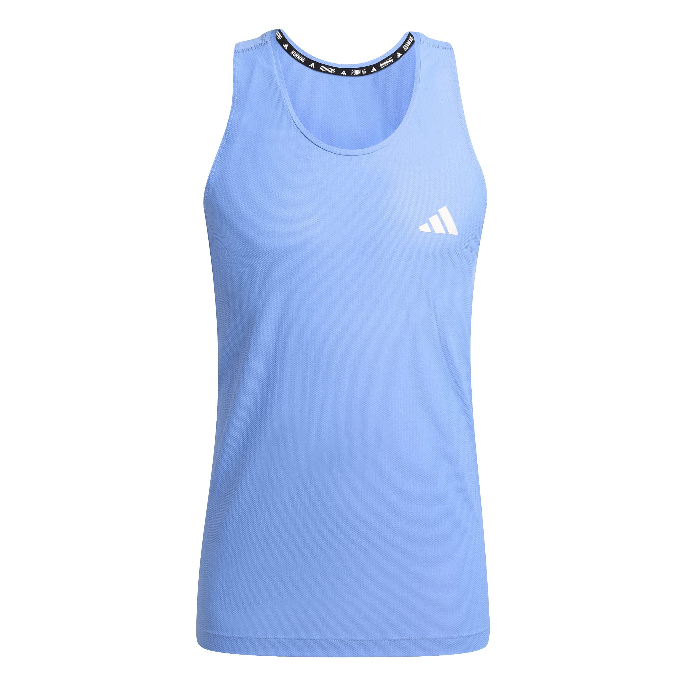 adidas Men's Own The Run Tank Top, Blue Fusion, L