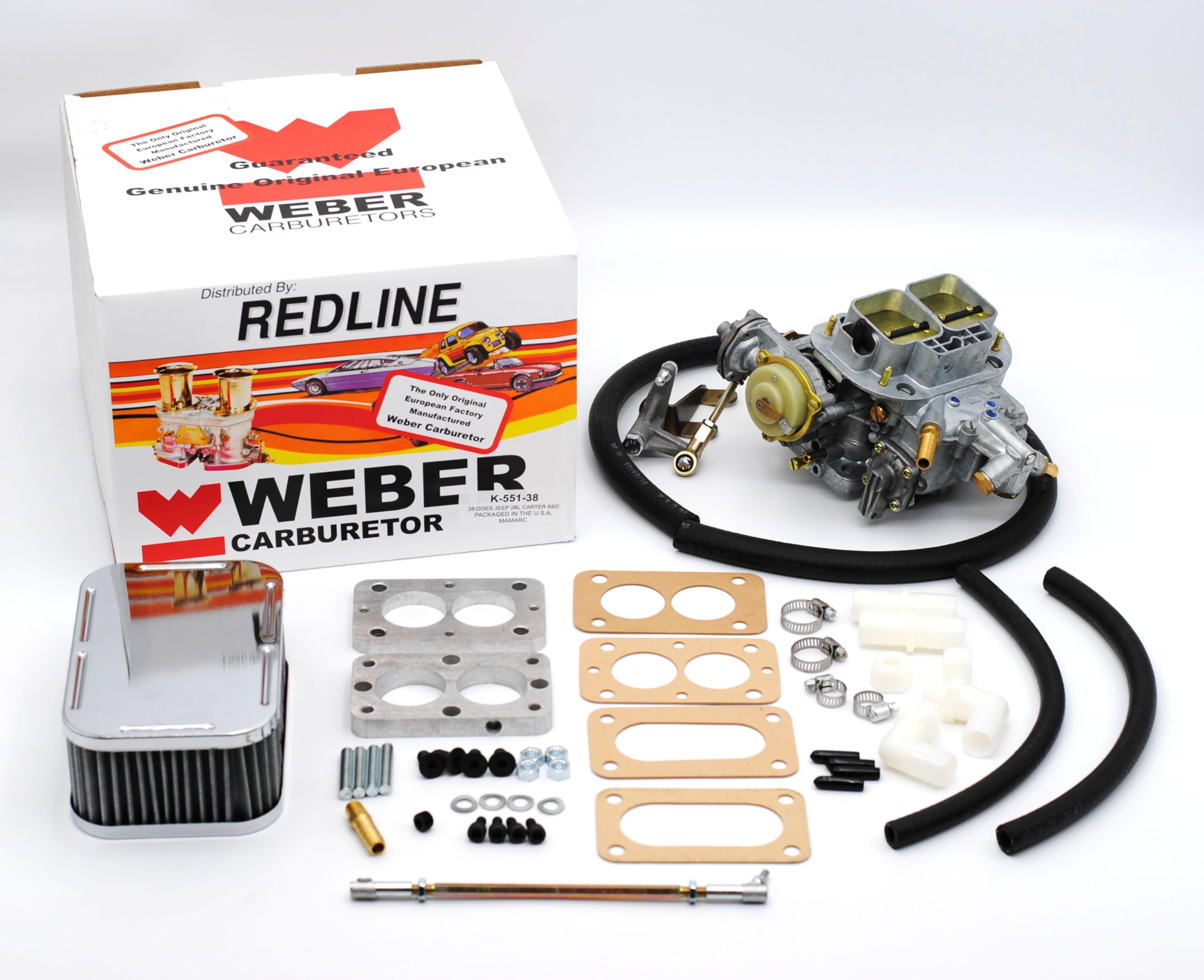 Amazon.com: Weber 38 DGES Hi Performance Carburetor Kit K551-38