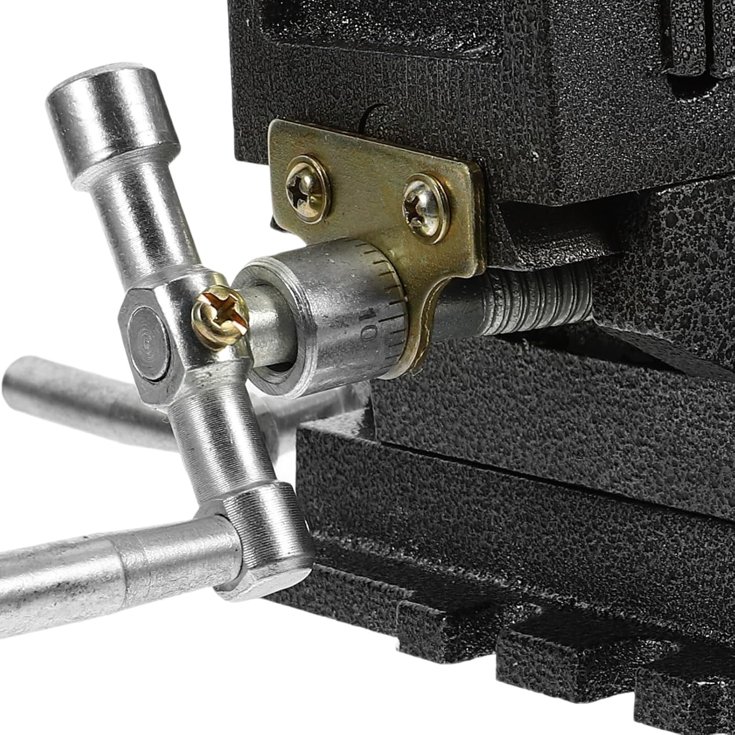 Heavy Duty Drill Press Vise Clamp Precision Cross Jaws Grip Compact Design for Workbench Use for Household Repairs and Jewelry Making