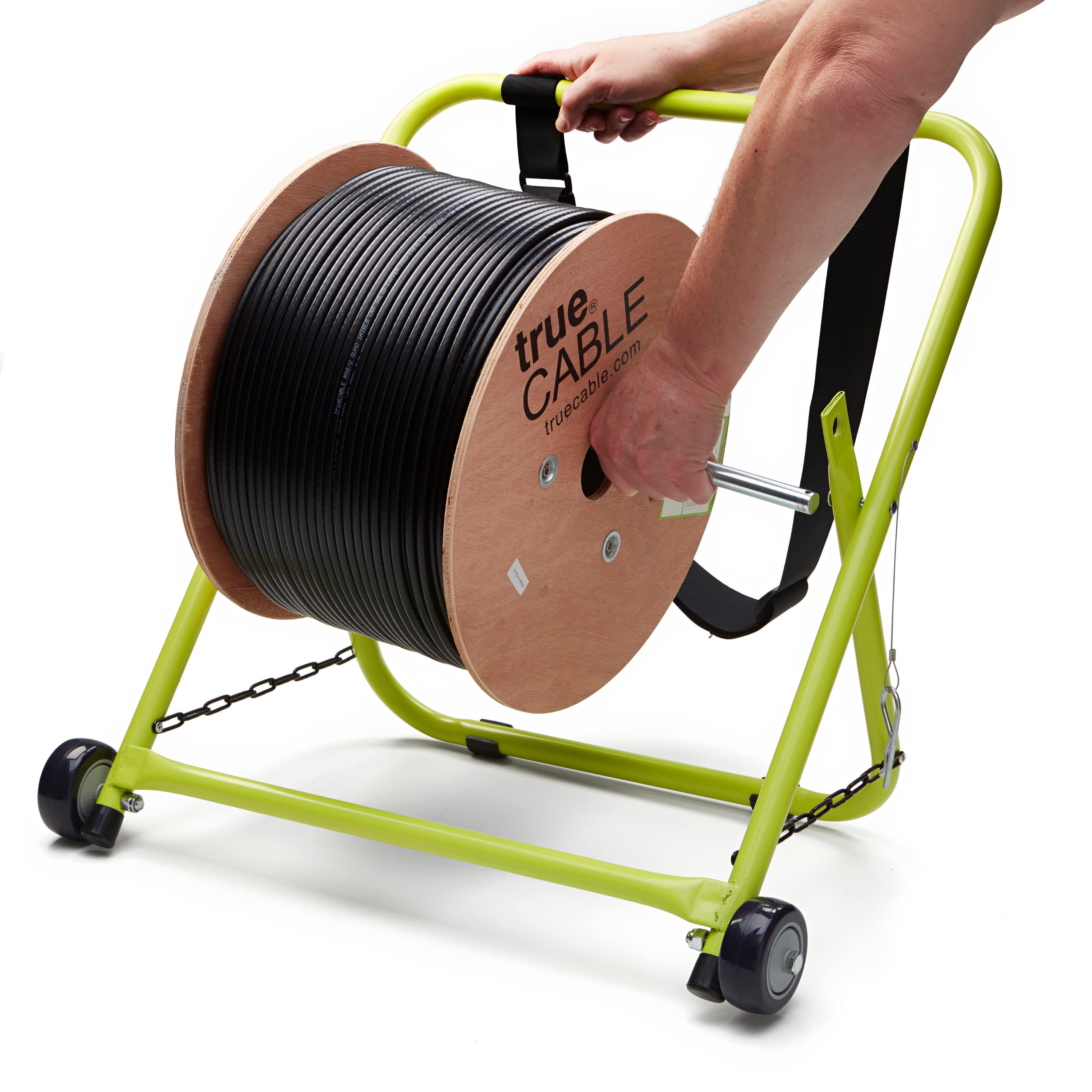 Portable Wire Dispenser Steel Wire Spool Rack With Wheels – Portable ...