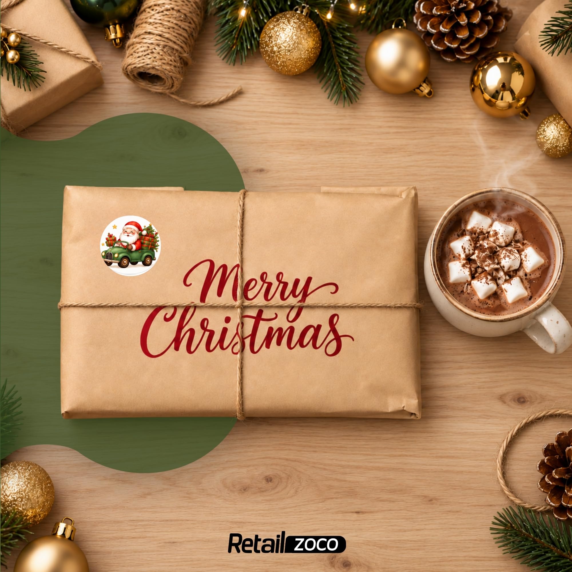 Pegatinas de Papa Noel para Niños, Christmas stickers, 3 Unidades - imagen 3