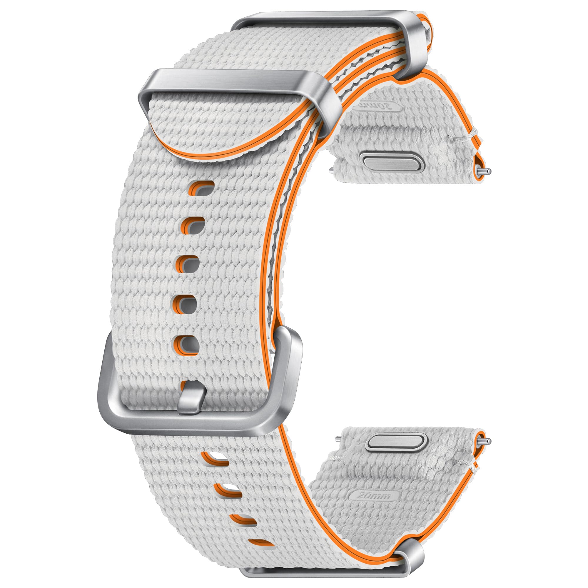 Samsung Galaxy Official Athleisure Band (M/L) for Galaxy Watch7, Silver