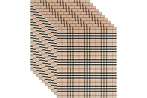 FUNKAKA Classic Plaid Heat Transfer Vinyl HTV Plaid Iron on Vinyl