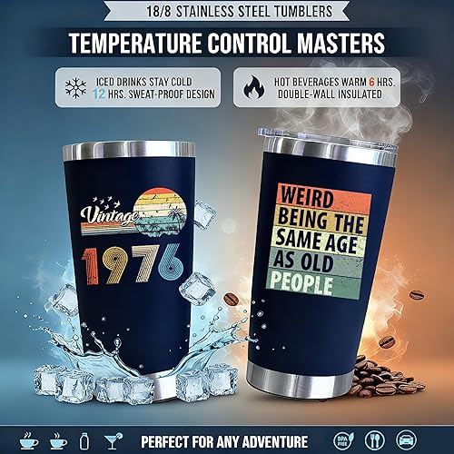 Miniatura 3 de Regalos de cumpleaños número 50 para hombres y mujeres  Decoración de cumpleaños 50 en 1976, ideas para él, regalo para hombre que cumple 50 años,