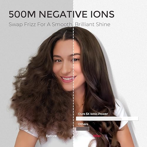 Miniatura 3 de TYMO Cepillo secador de pelo 4.0, ligero 3 veces más rápido, cepillo secador de pelo iónico 5 en 1, añade brillo, volumen y plenitud para estilos