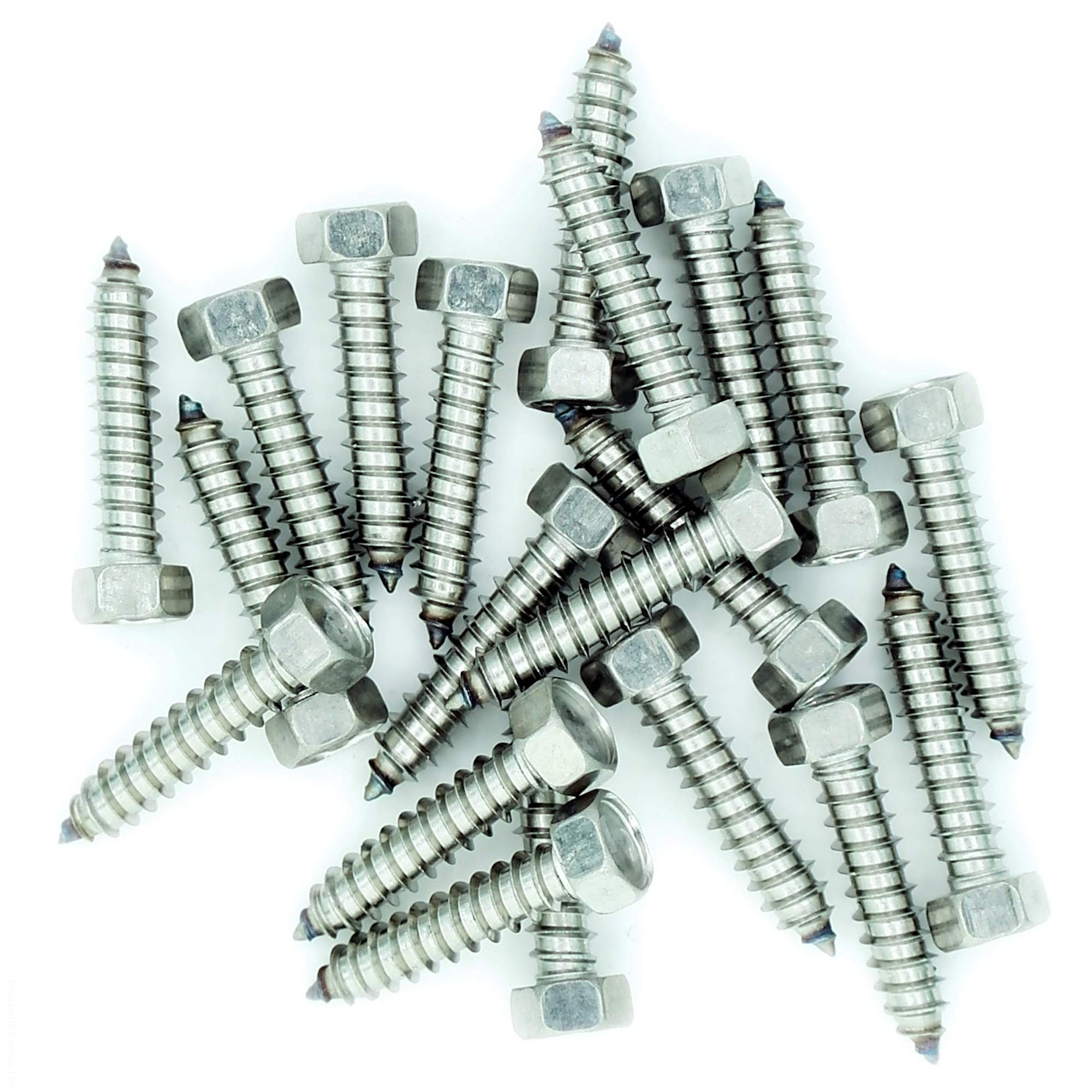 Singularity Supplies No.8 X 1.3 (4.2Mm X 32Mm) Hex Self-Tapping Screw - Stainless Steel (A2) (Pack Of 20)