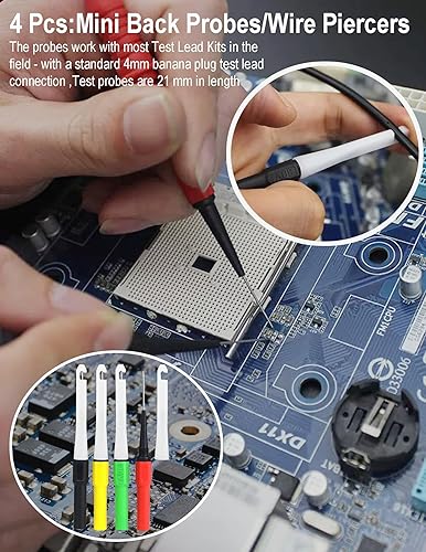 Miniatura 4 de ZIBOO ZB07 - Sondas de perforación de alambre de aislamiento accesorios de prueba de diagnóstico automotriz herramientas de reparación kit de sonda
