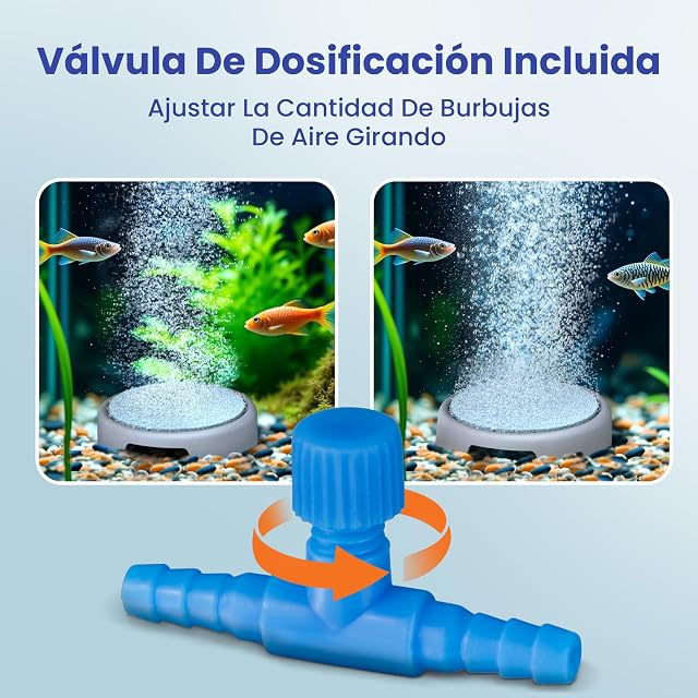 Foto 4 de 4 de Measury Piedra de Burbujas para Acuario, Piedra de Aire Acuario 58 mm