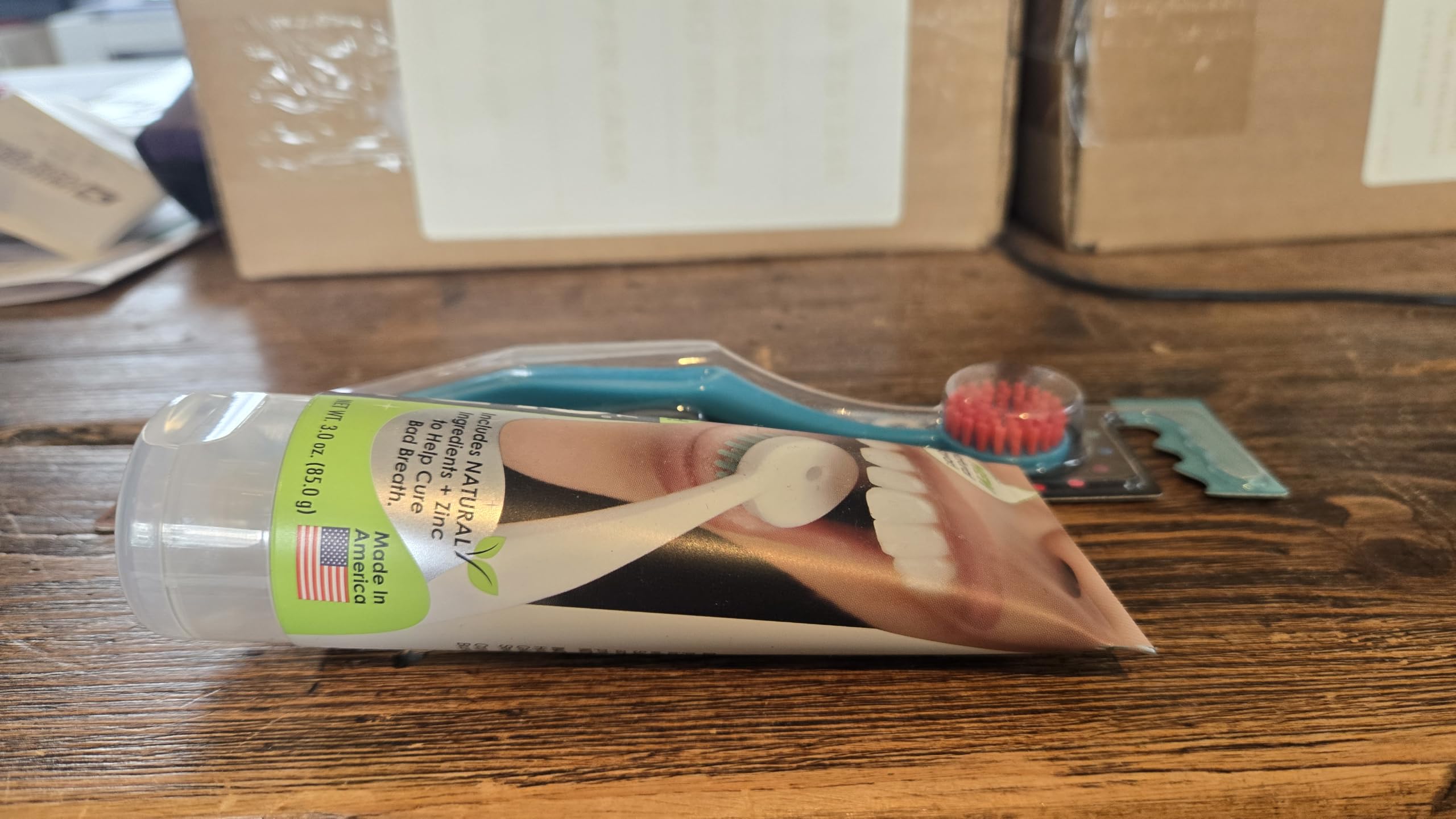 TUNG - Kit de limpieza de lengua, cepillo TUNG y gel natural de chorro de menta, eliminador de olores contra el mal aliento, defensa de la halitosis, fabricado en Estados Unidos (juego de 1)