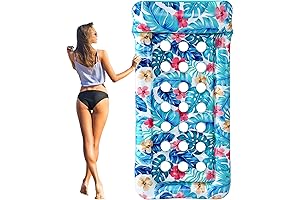 Inflatable Swimming Pool Floats Raft - The Ultimate Relaxation Solution!