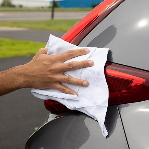 Miniatura 7 de Arkwright - Caja de trapos para camisetas  Caja de 25 libras  Paños de limpieza de algodón profesionales multiusos sin pelusas, sin rayas, para