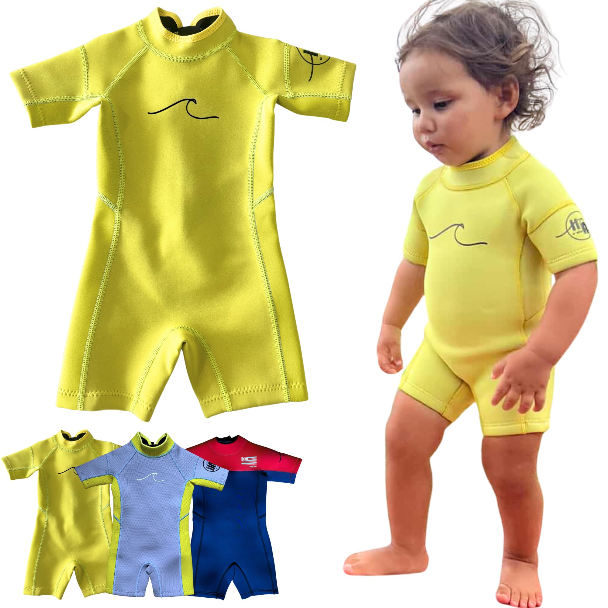 Selective HA Baby, Toddler, Kids 1.5mm and 2.5mm Yamamoto Neoprene Shorty Shortsleeve Wetsuit Springsuit
