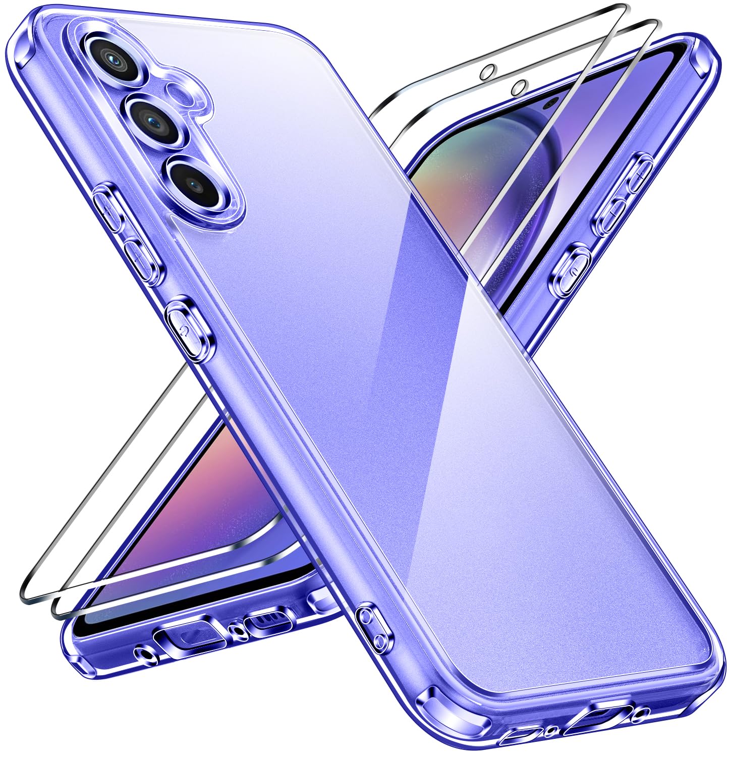 ivoler Clara Funda para iPhone 17, con 2 Piezas Cristal Templado, [Protección Militar] Anti-Amarillo Carcasa Antigolpes Bumper Case Cover - Transparente — view 89