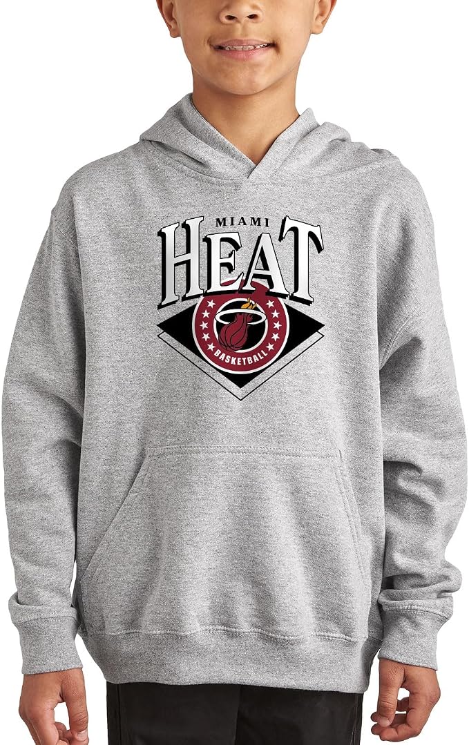 Junk Food x NBA - Court Classic - Moletom com capuz de lã juvenil oficialmente...