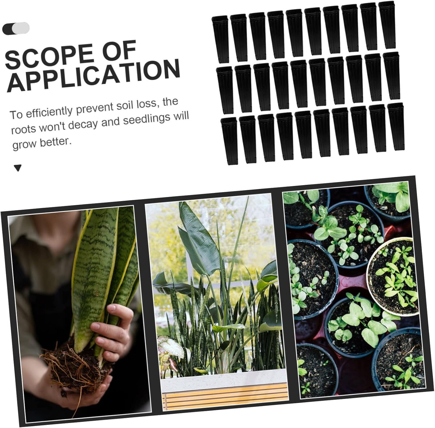 50pcs Breathable Nursery Grow Bags for Plants Planting Pouches Enhanced Ventilation for Fruits Vegetables and Flowers for Gardening