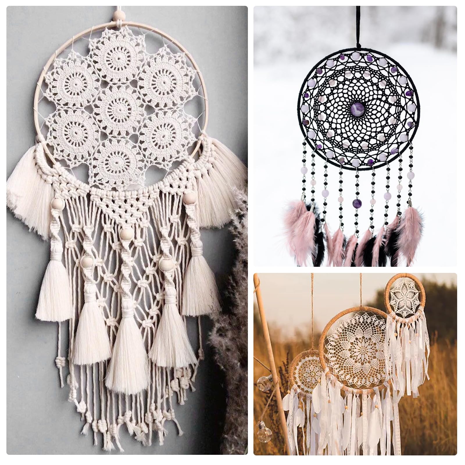 Metalen Ringen 20cm voor Knutselen en Macramé - 20 Stuks Decoratieve