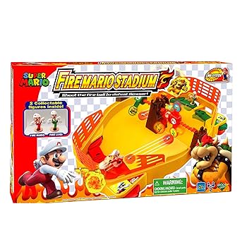 Amazon.com: EPOCH Super Mario Fireball Stadium - 2-Player
