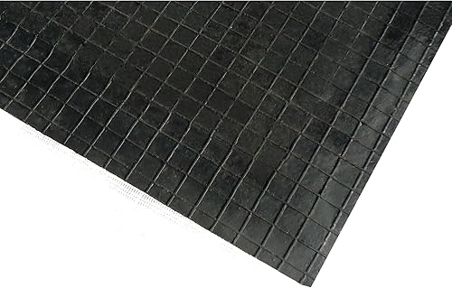 Miniatura 3 de Nedia Home Marco de una sola imagen negro con borde de goma de coco Dirt Buster Mat, 22 x 36 pulgadas, monograma C
