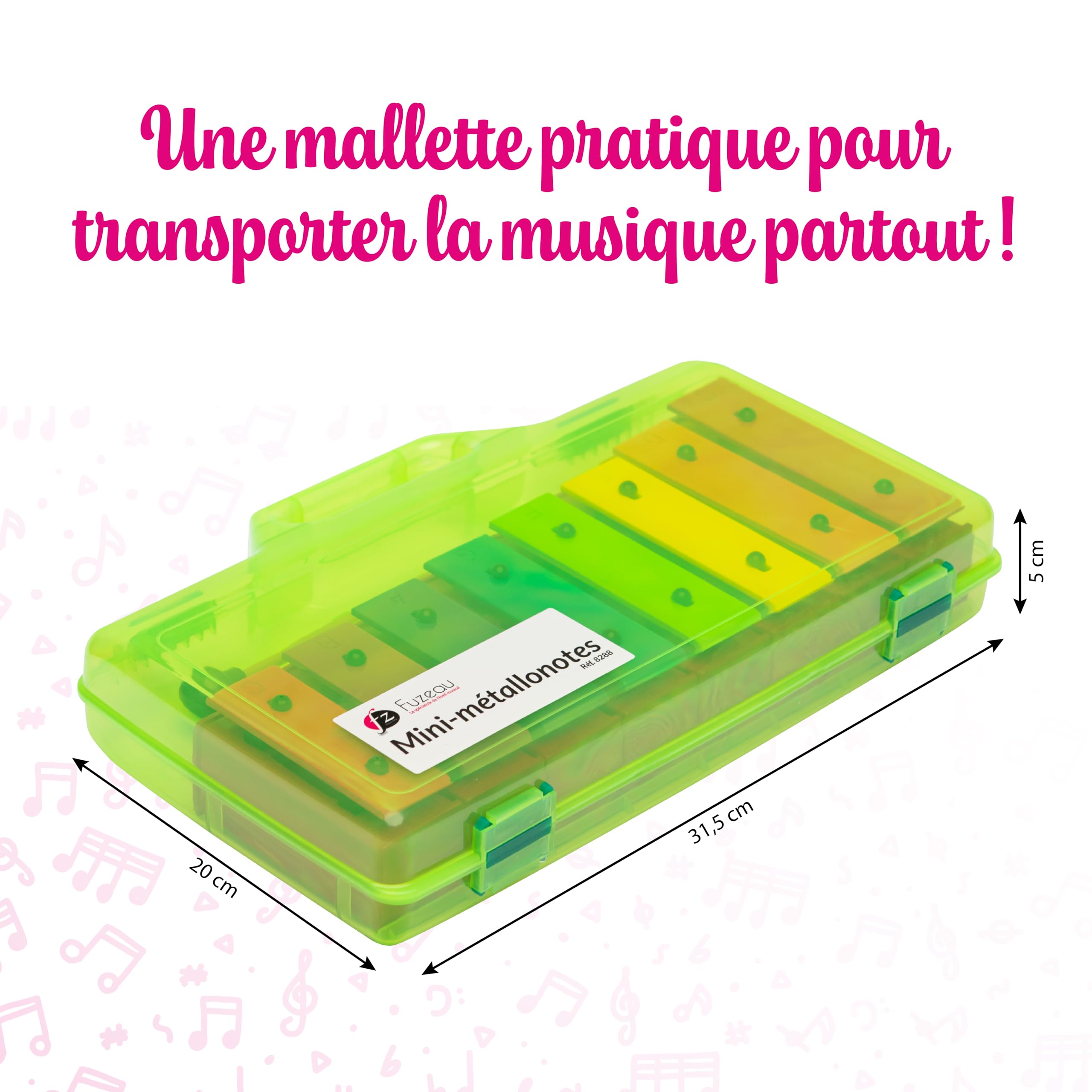 Fuzeau 8288 Mini metallonotes, colores surtidos