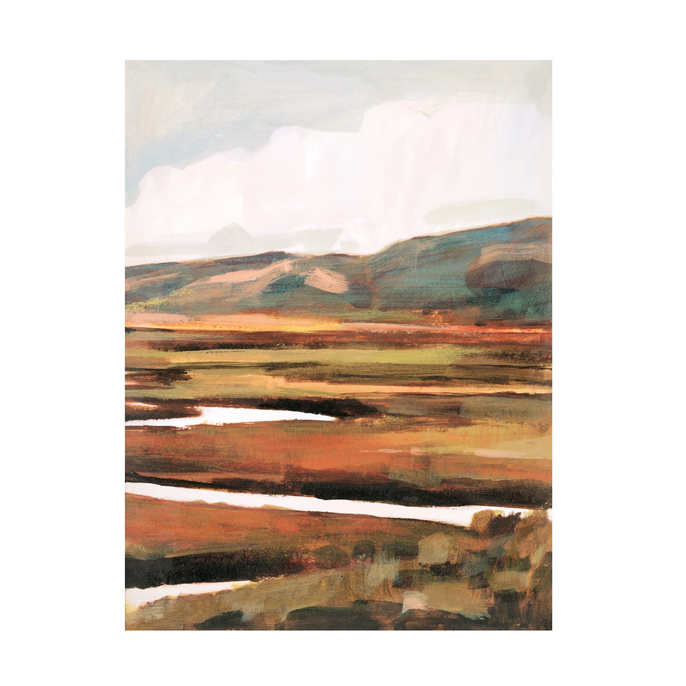 Trademark Fine Art Mountain Field II Canvas Art by Victoria Borges 35x47