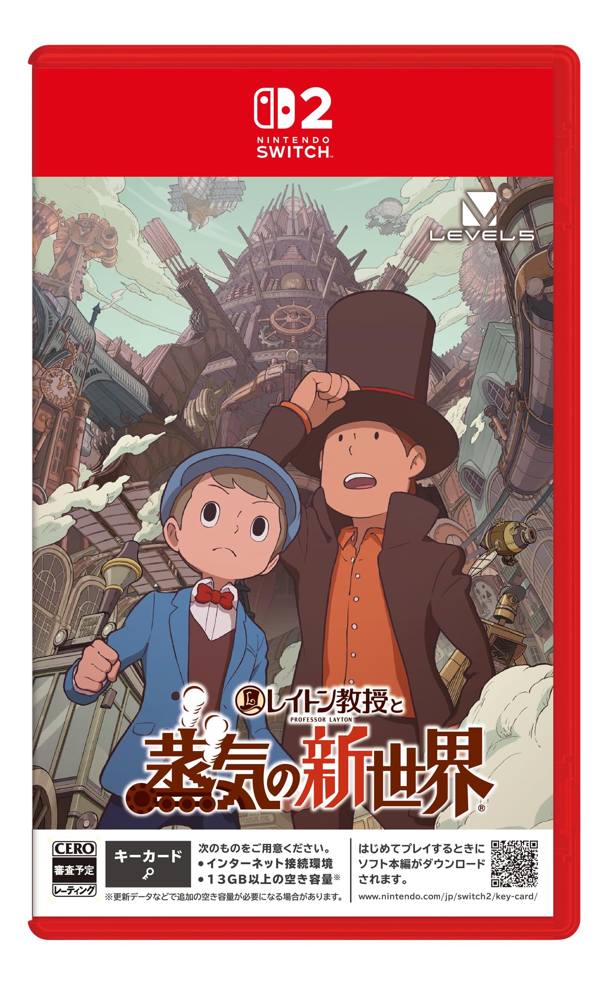 Amazon.co.jp: レイトン教授と蒸気の新世界 -Switch2 【Amazon.co.jp