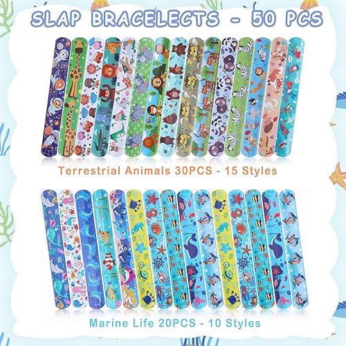 Miniatura 9 de Viicoor 48 pulseras de Halloween a presión para regalos de fiesta, premios escolares, intercambio de regalos de Halloween, regalos a granel