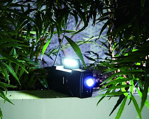 Miniatura 5 de Sunway Solar AMFM Radio Light Black Approx. 5.5 x 16 x 7.5 cm 5 in 1 PL-165