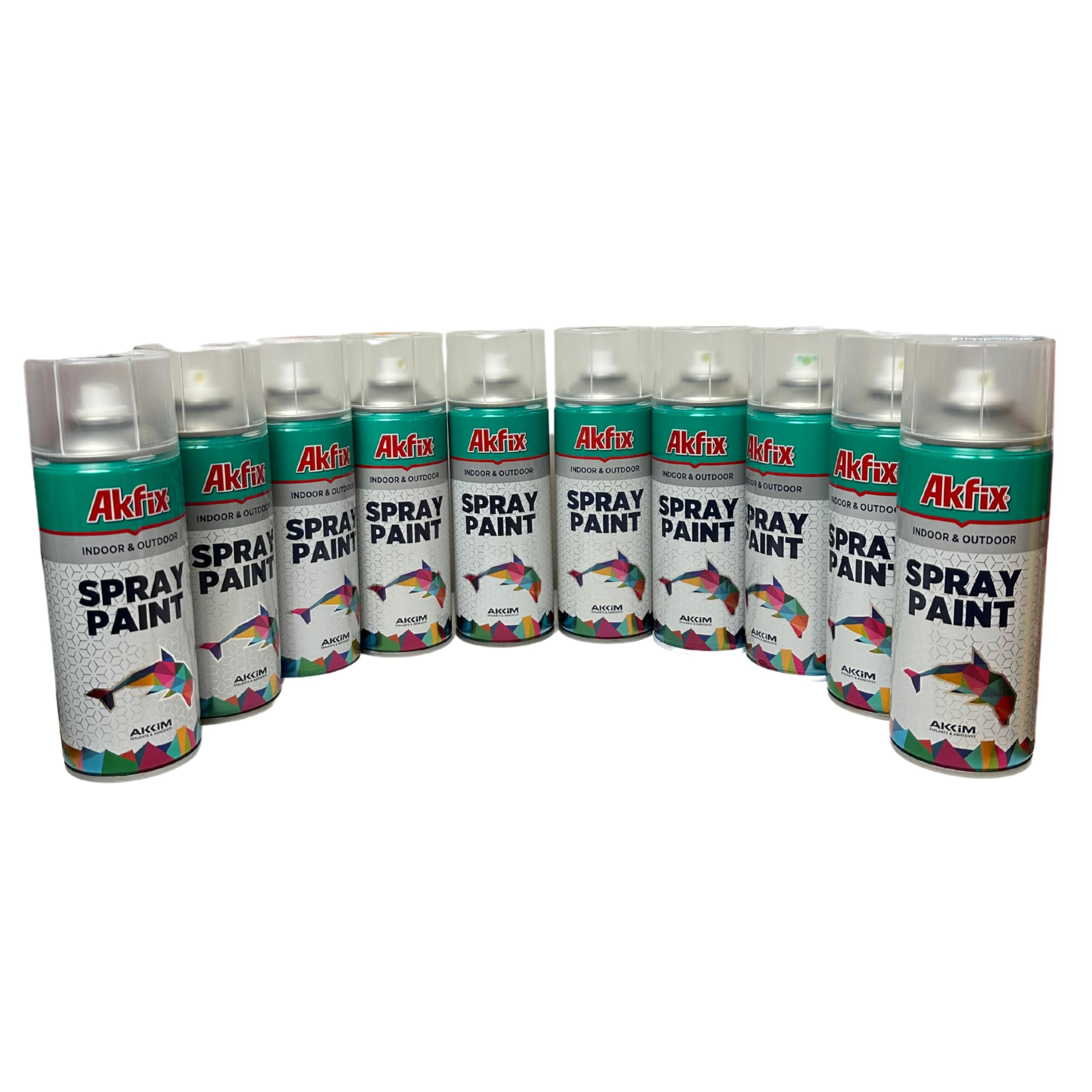 Set Di 10 Vernici Spray 400 Ml - Colori Vivaci Lucidi Per Legno, Metallo, Vetro E Pietra | Asciugatura Rapida 5 Min | Ideale Per Graffiti E Restauro