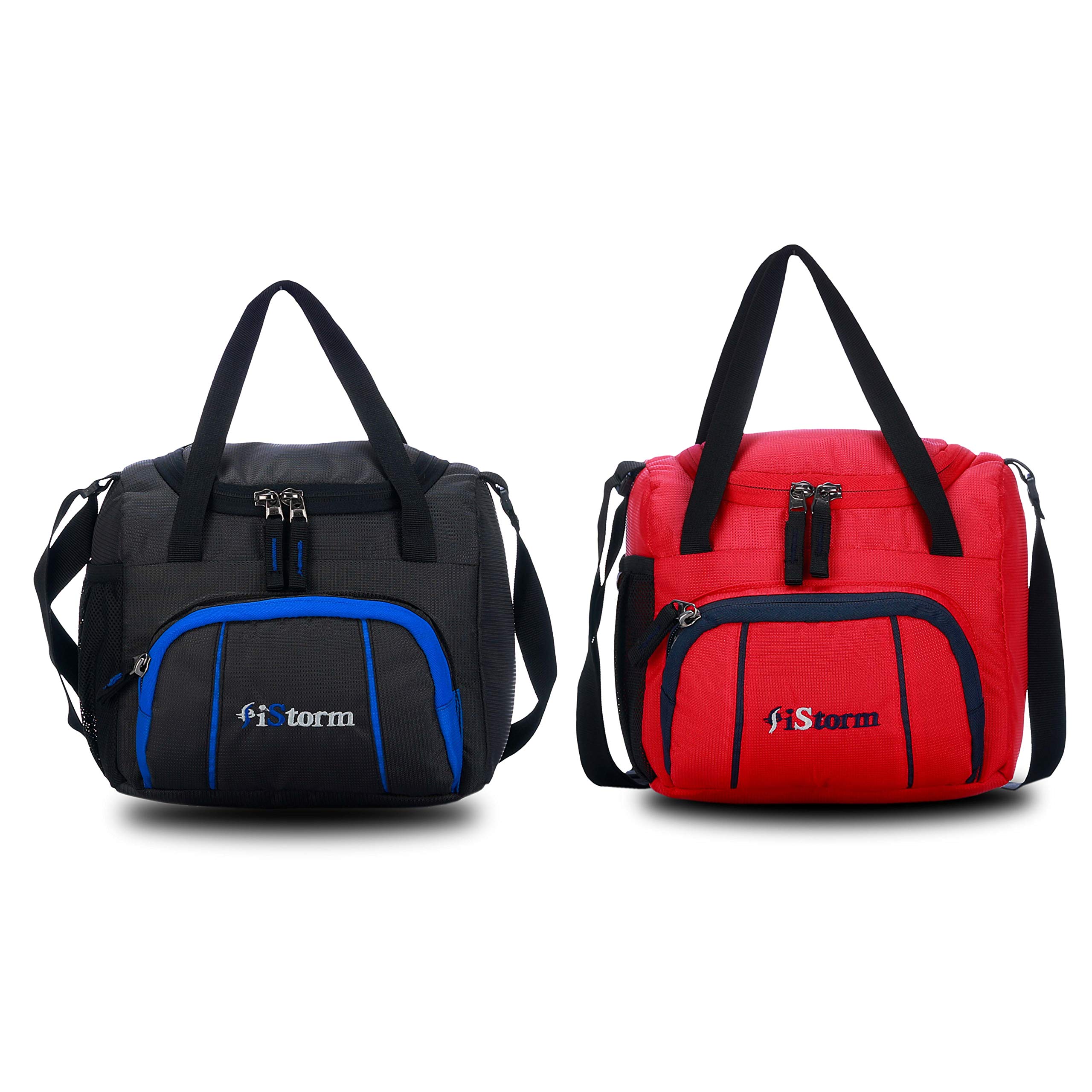 iStorm Spice Black Royal Blue Zip & Red & Navublue 2-PC Combo Lunch Bag (B08H52V2XJ) Amazon Price History, Amazon Price Tracker