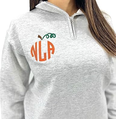 monogram pumpkin sweatshirt