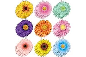 27 Pcs Spring Flower Wooden Ornaments: Adorn Trees with Nature's Beauty